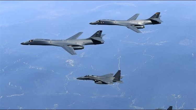 US B-1B Bombers Conduct Exercise Over Korean Peninsula | Cbs8.com