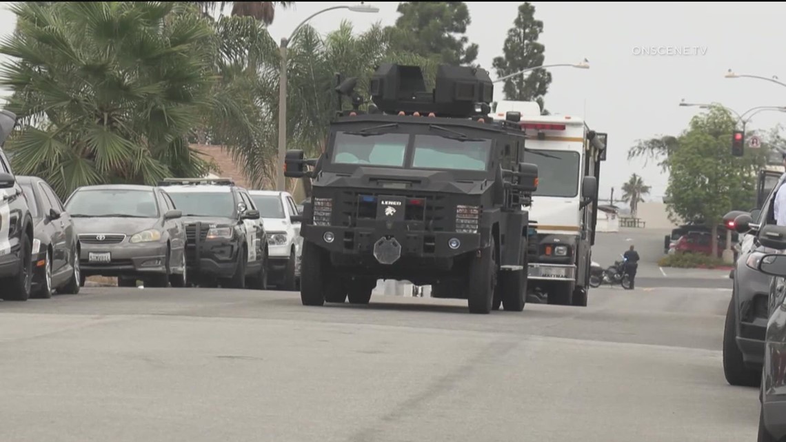 Woman breaking things in San Ysidro home prompts SWAT standoff | cbs8.com