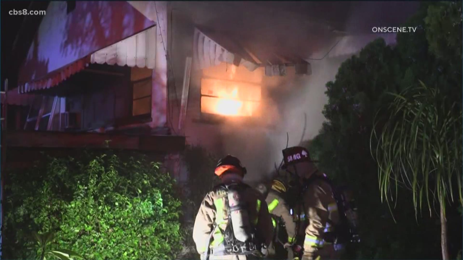 Dogs killed in house fire near Lakeside | cbs8.com