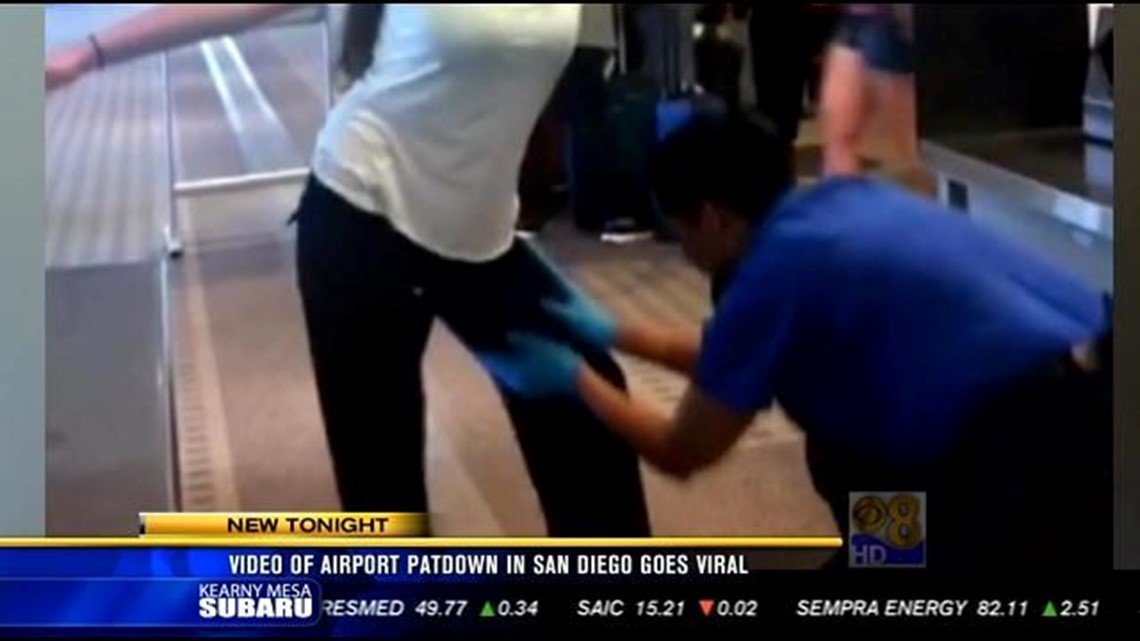 Woman Records Video Of Controversial Tsa Pat Down In San Diego