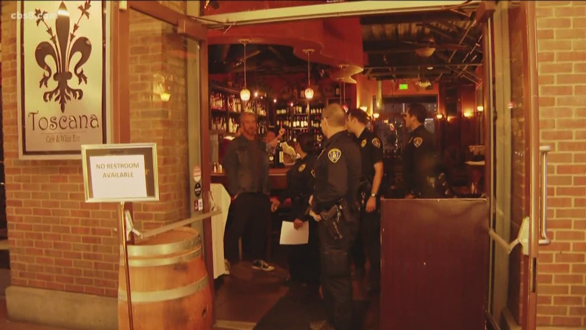 San Diego police are doing compliance checks to make sure bars and clubs are close as part of Mayor Faulconer's orders to slow the rate of coronavirus.