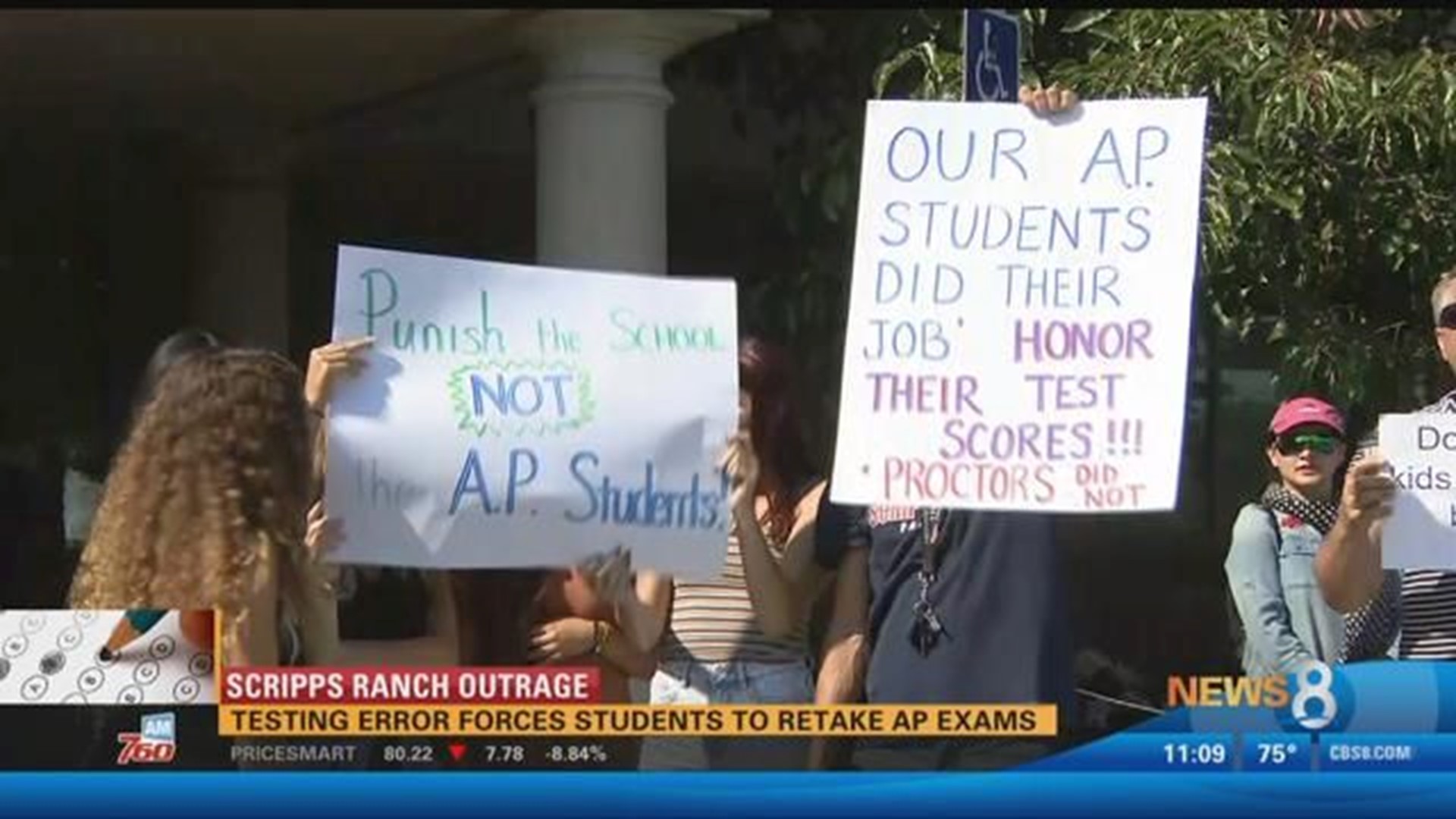 Testing error forces students to retake AP exams | cbs8.com