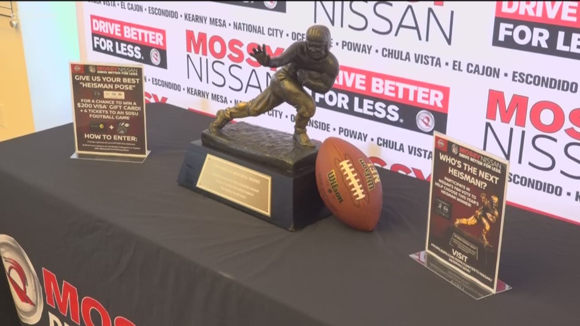 College football's most iconic award is making stops in San Diego County.