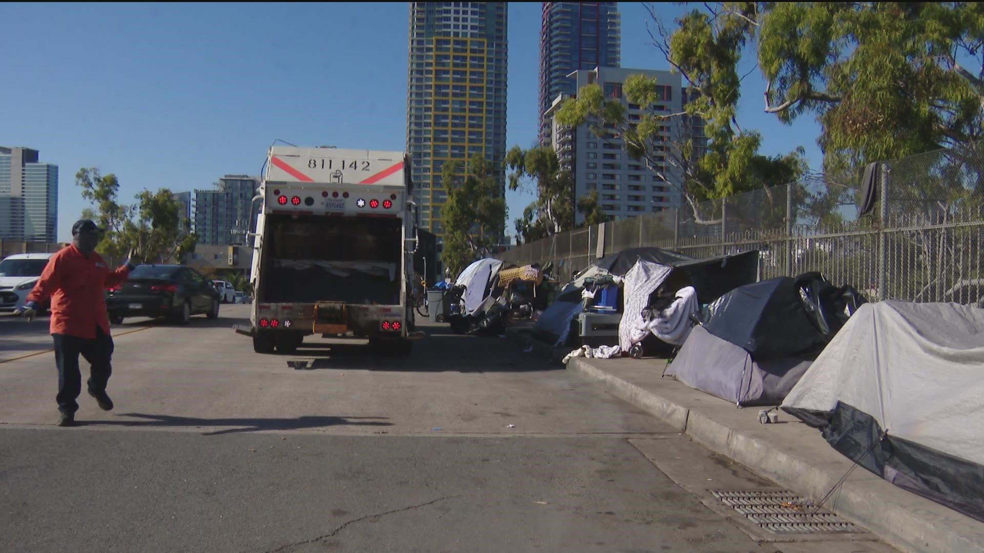 Seven days a week, crews scour the city looking for encampments or areas known for illegal dumping and clean them up.