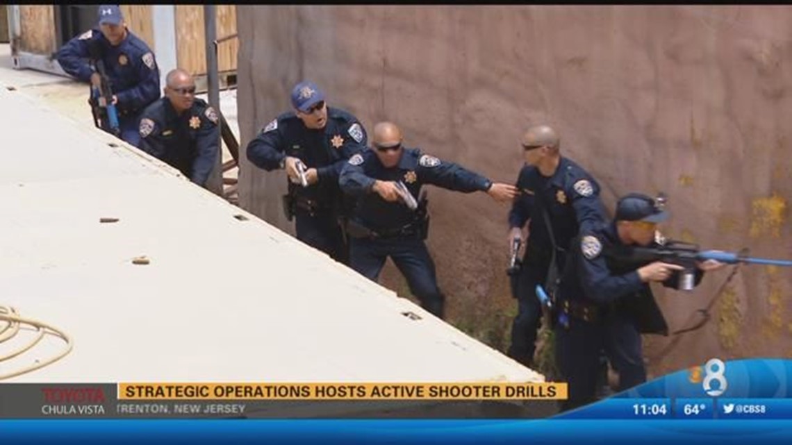 Strategic Operations hosts active shooter drills | cbs8.com