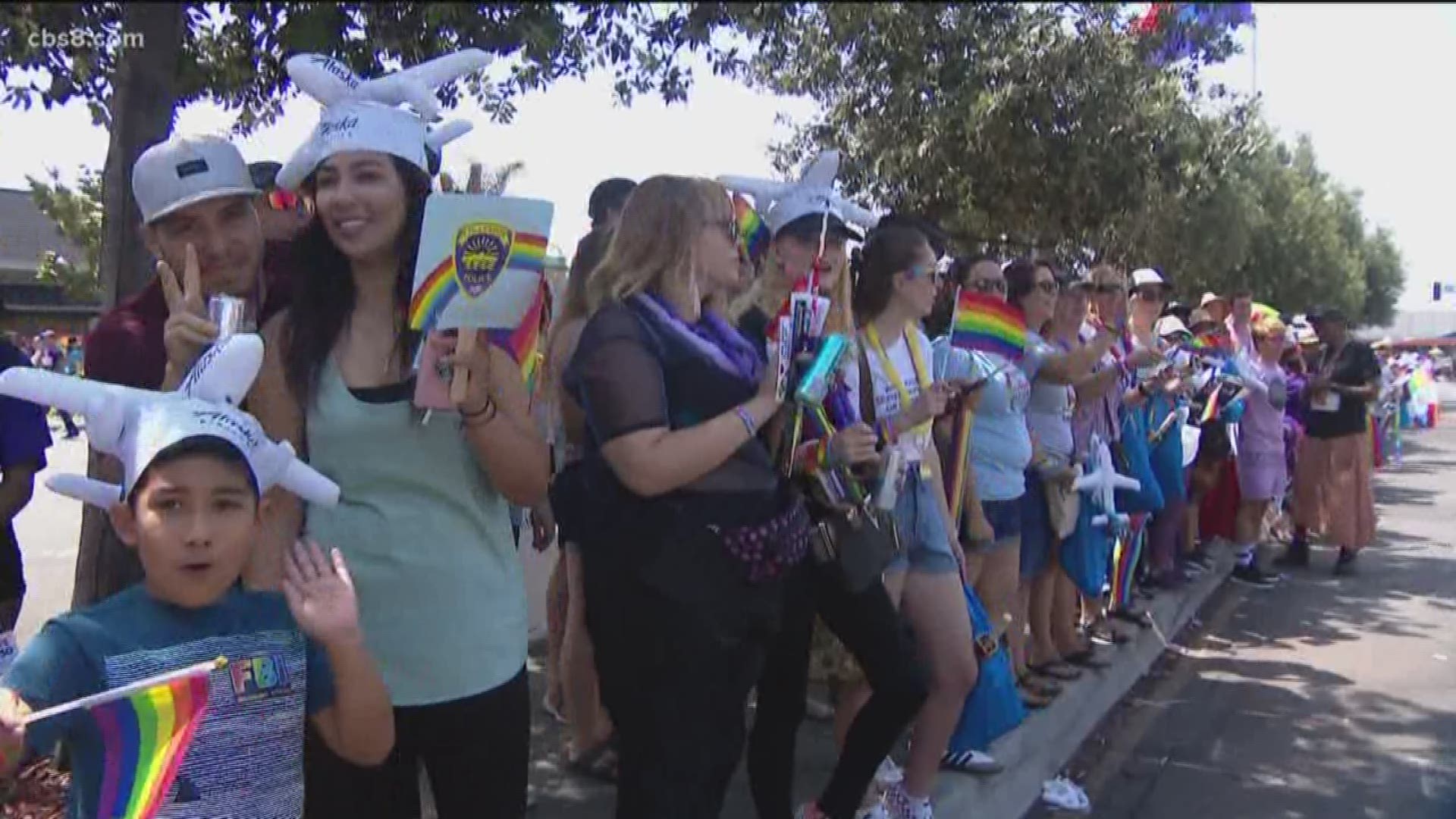 According to San Diego Pride, the parade is the sixth largest Pride event in the U.S. and attracts more than 250,000 people each year.