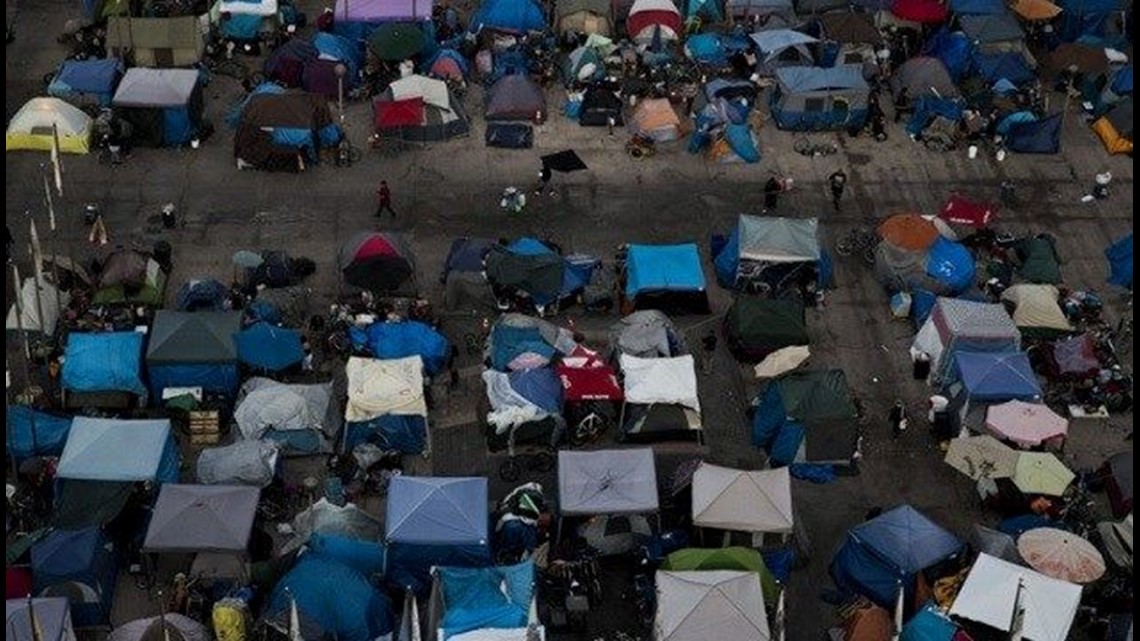 Food showers tents Does the help help the homeless cbs8