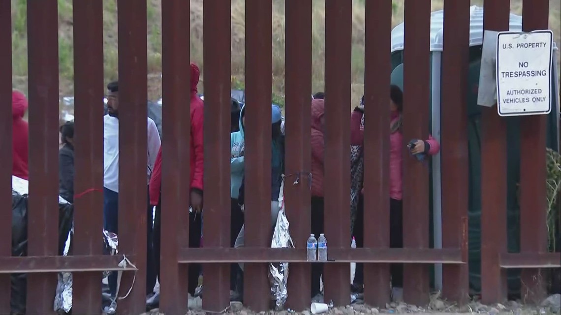 Title 42 ends, migrants remain at border waiting for processing | cbs8.com