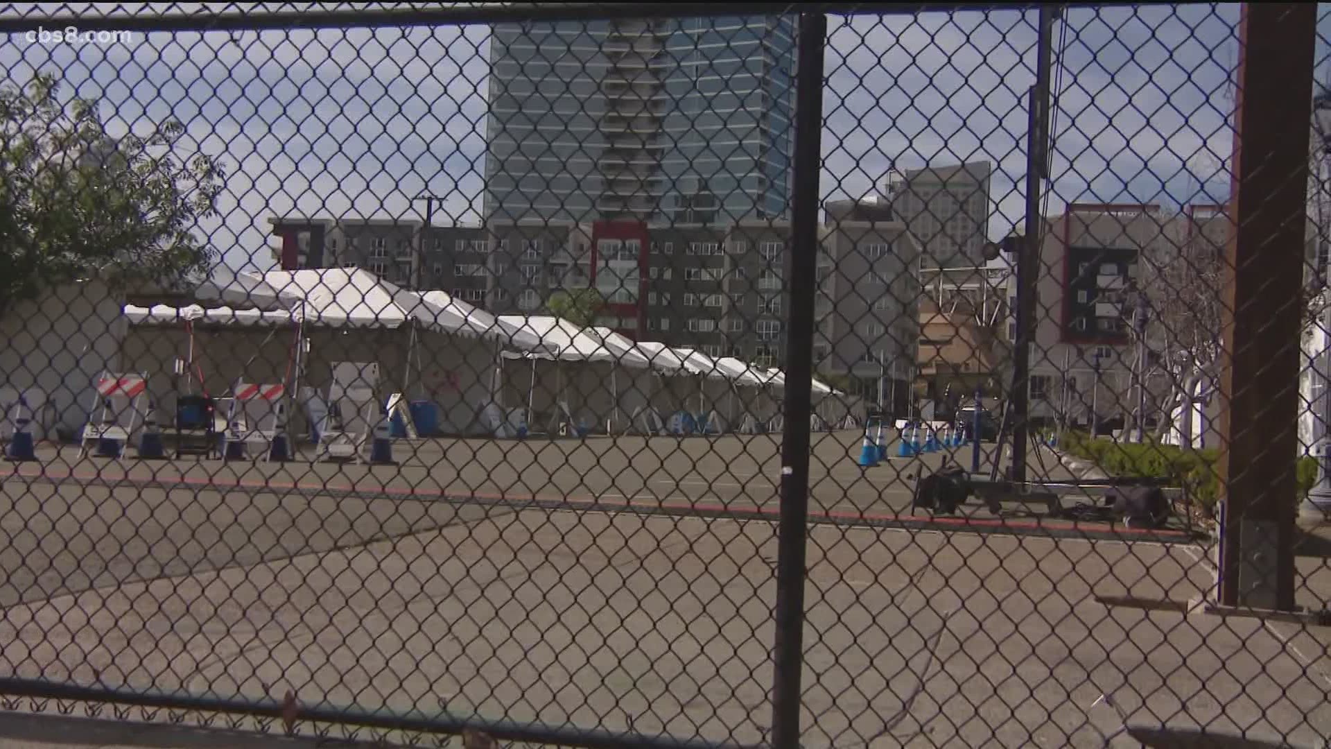 The vaccine shortage affected the region's largest vaccination site, the UC San Diego Health Petco Park Super Station, with no vaccinations taking place.