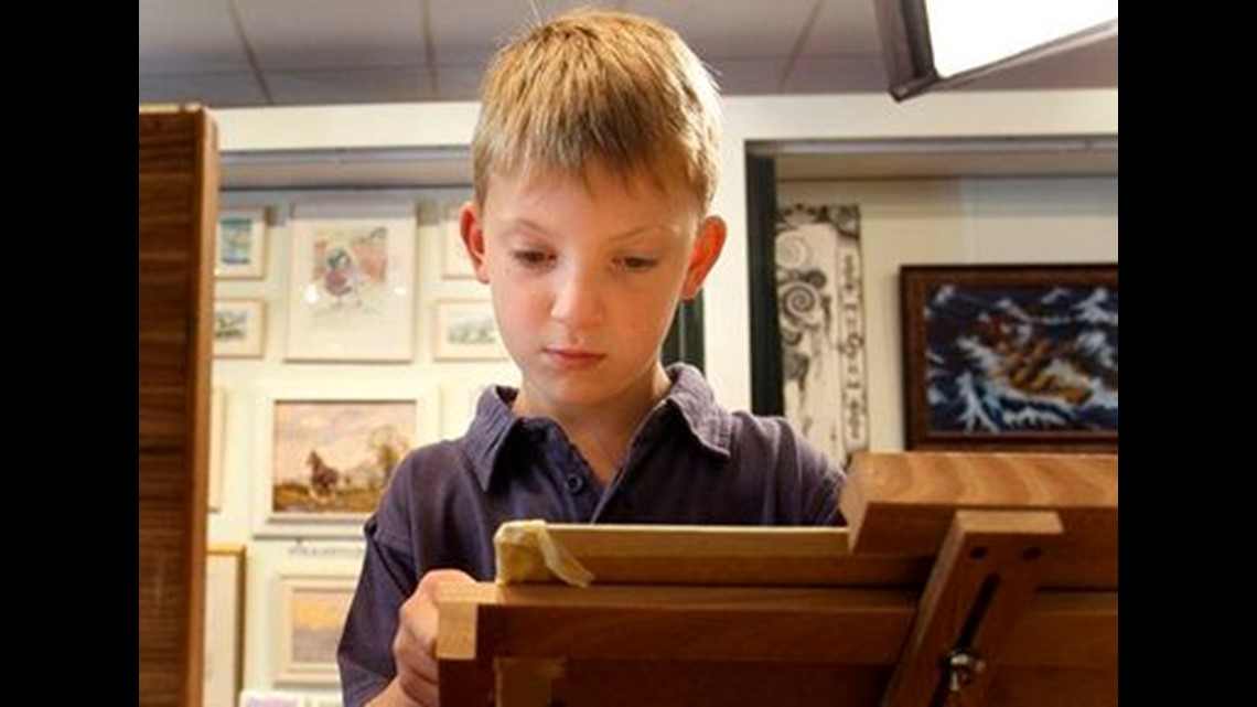 8yearold painting prodigy is new art world star