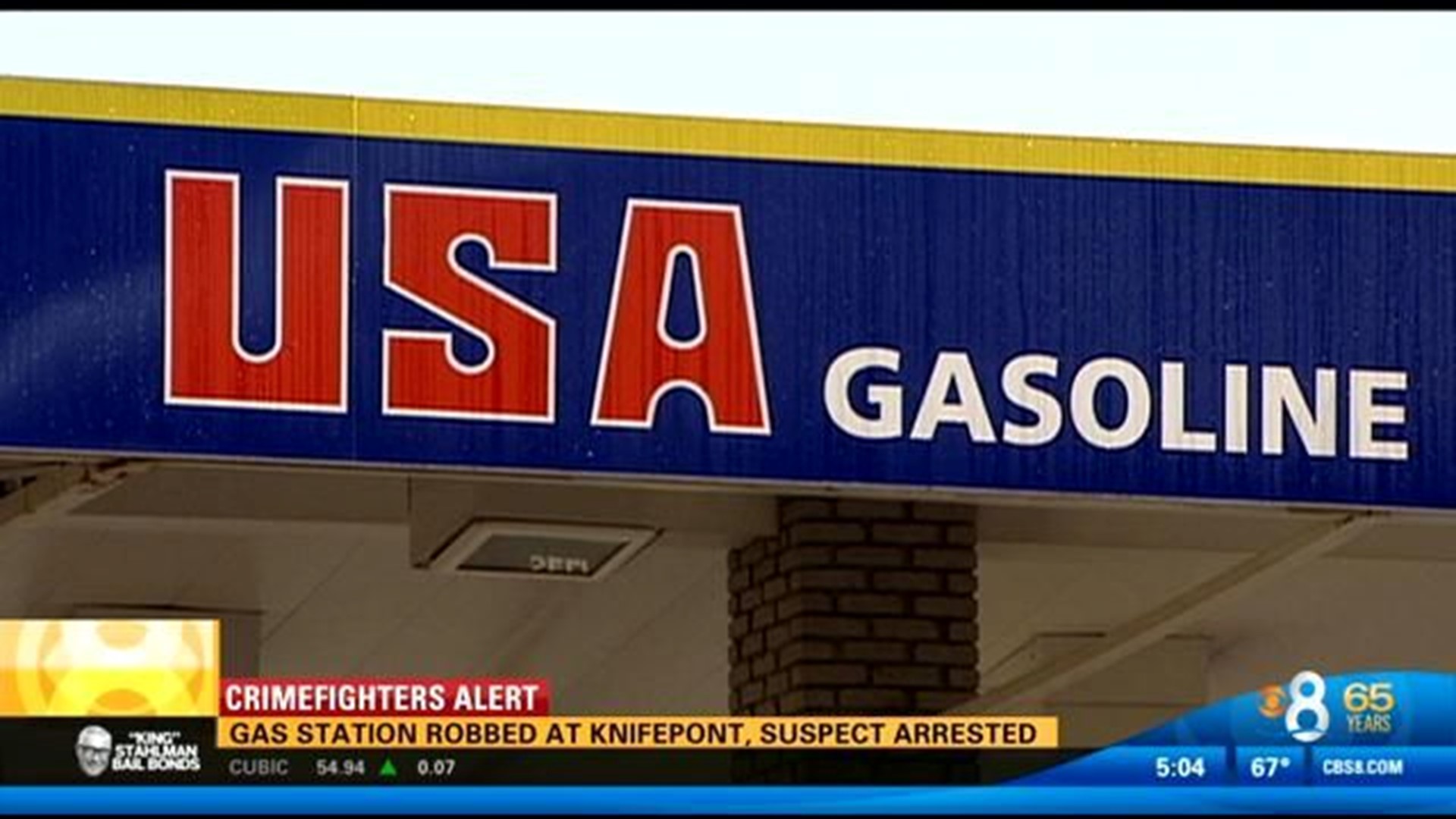 San Carlos gas station robbed at knife point, suspect arrested | cbs8.com
