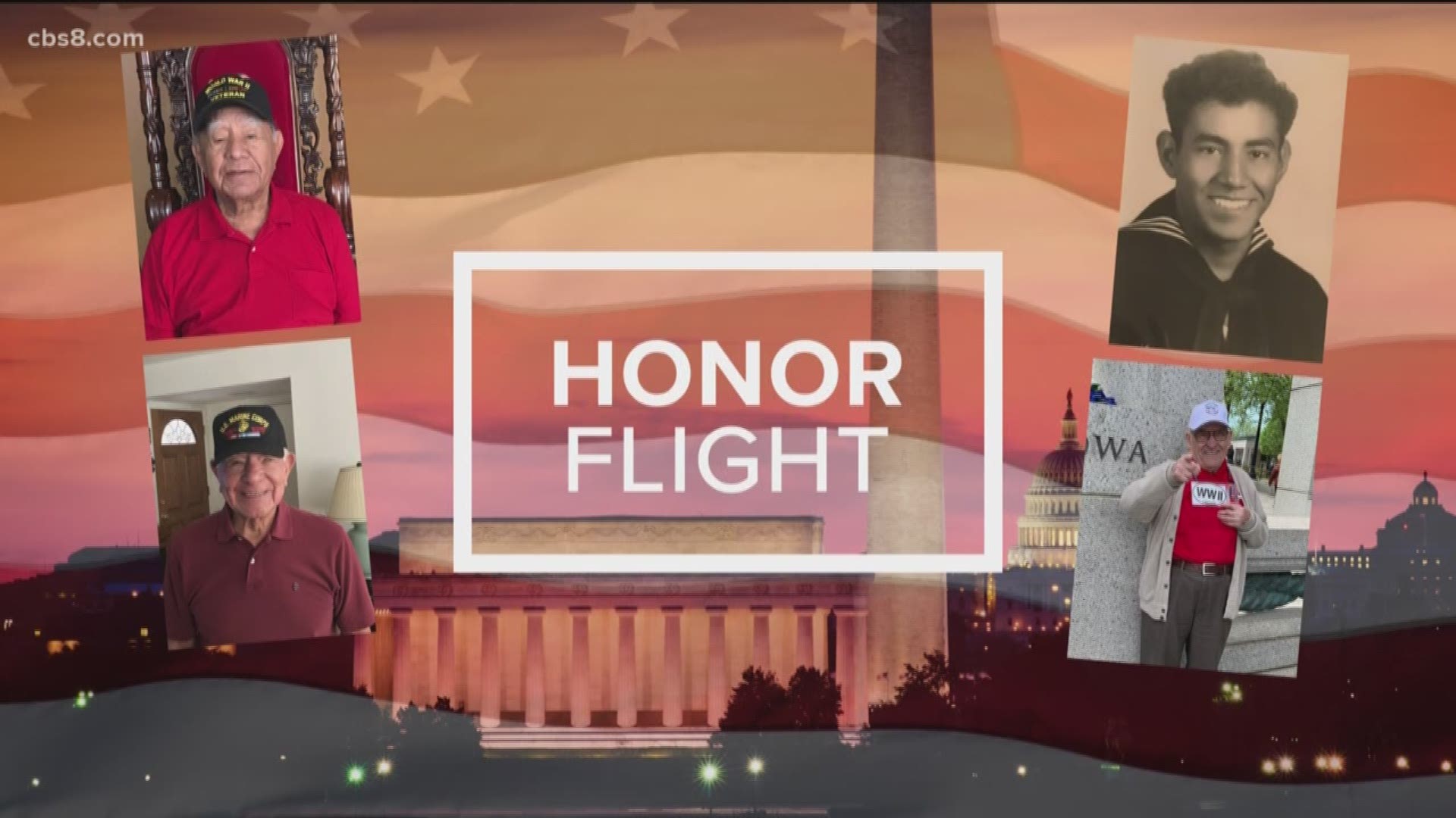 Honor Flight is a nonprofit that sends World War II veterans and now Korean War veterans to Washington, D.C. to visit their respective memorials.