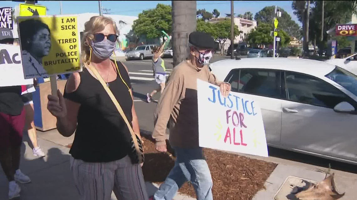 Pacific Beach protest - June 7, 2020 | cbs8.com