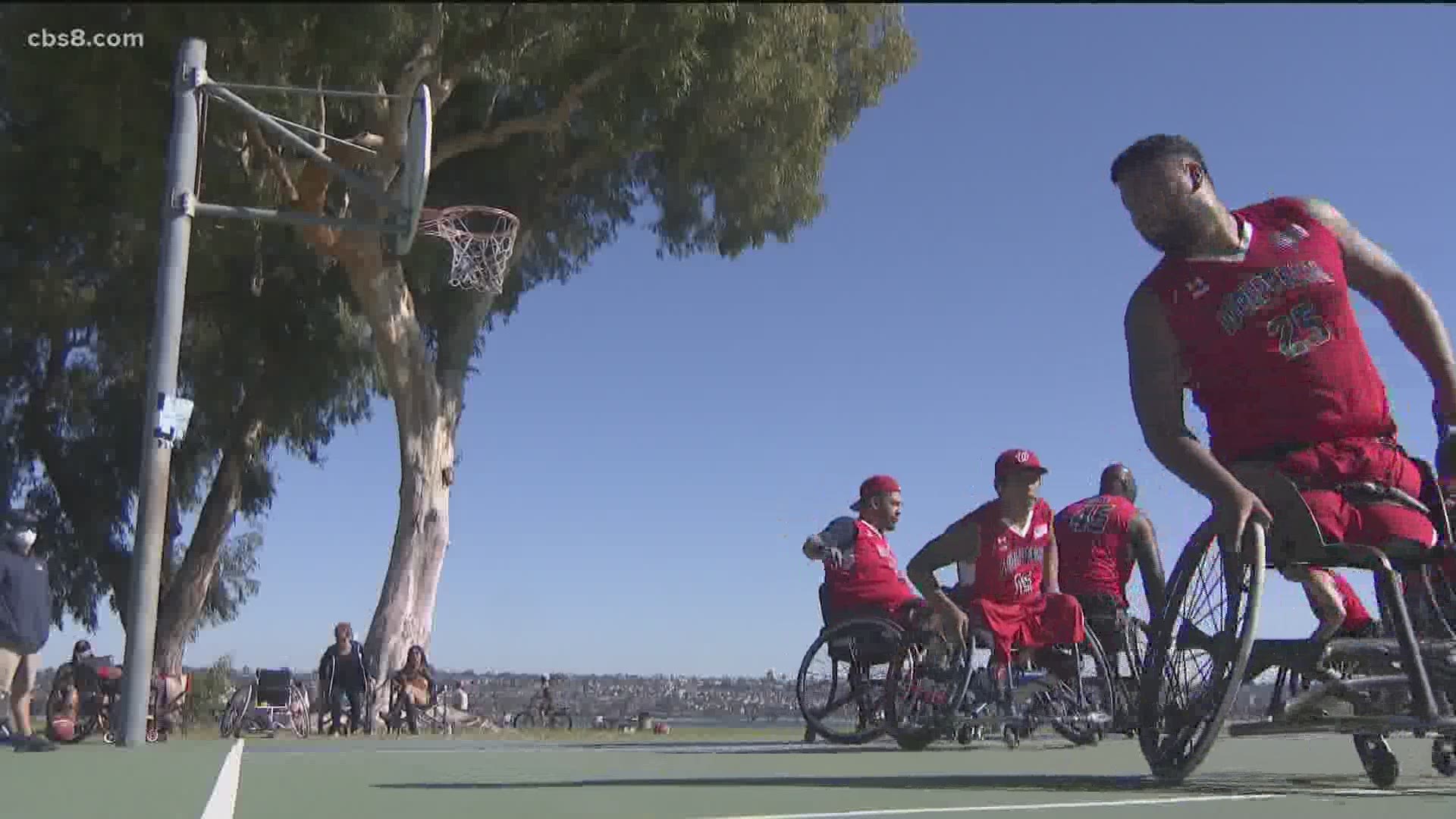 Some veterans have found their competitive edge on the basketball court.