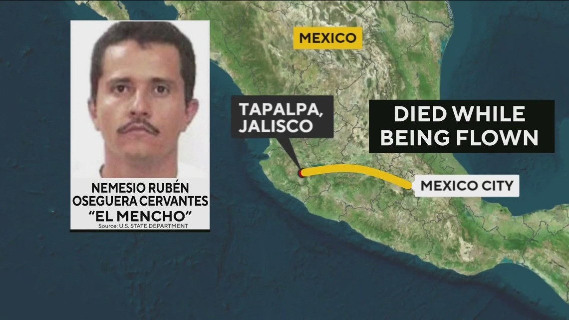 Mexico on edge after special forces kill cartel leader 'El Mencho'