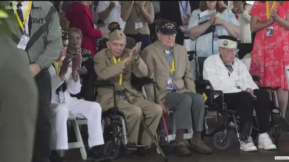 San Diego WWII veterans at Pearl Harbor to commemorate 80th anniversary of attack