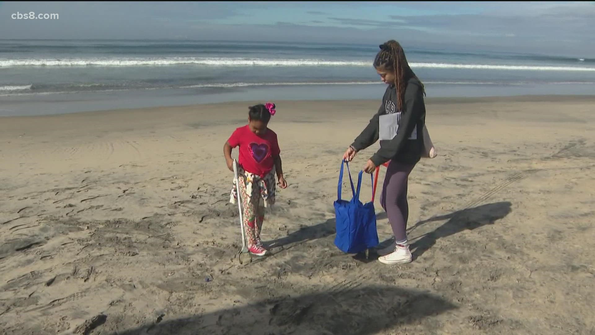 Big Brothers and Big Sisters of San Diego County celebrated Martin Luther King, Jr. Day with a beach cleanup in Imperial Beach.