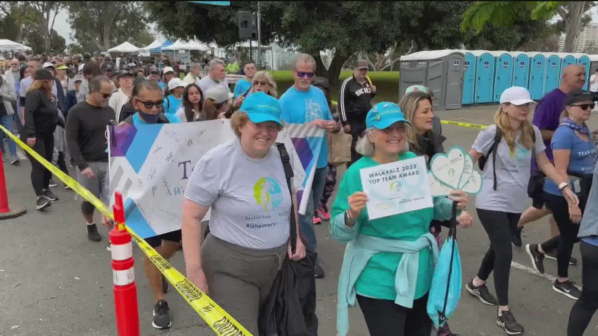 Hundreds walked at Balboa Park and were joined by hundreds more walking in their own neighborhoods. Walk-4-Alz raised over $550K to support Alzheimer's San Diego.