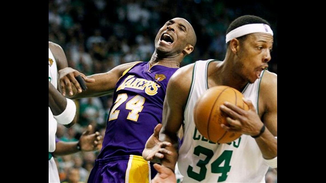 Kobe comes through as Lakers lead Celtics - The San Diego Union-Tribune