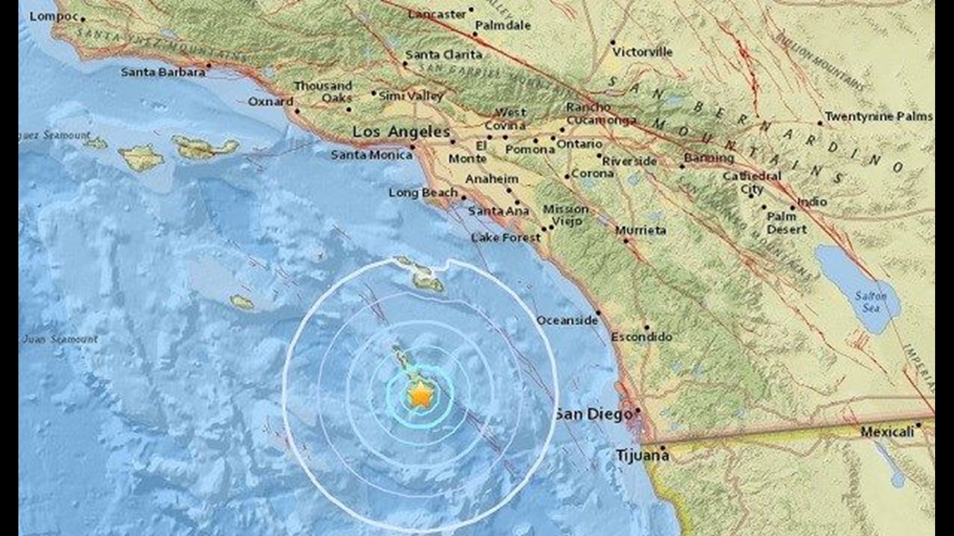 Two small earthquakes shook the San Clemente area | cbs8.com