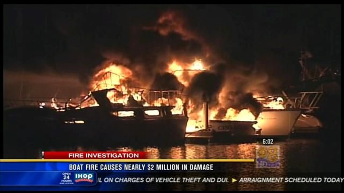 Boat fire causes over $1 million in damage