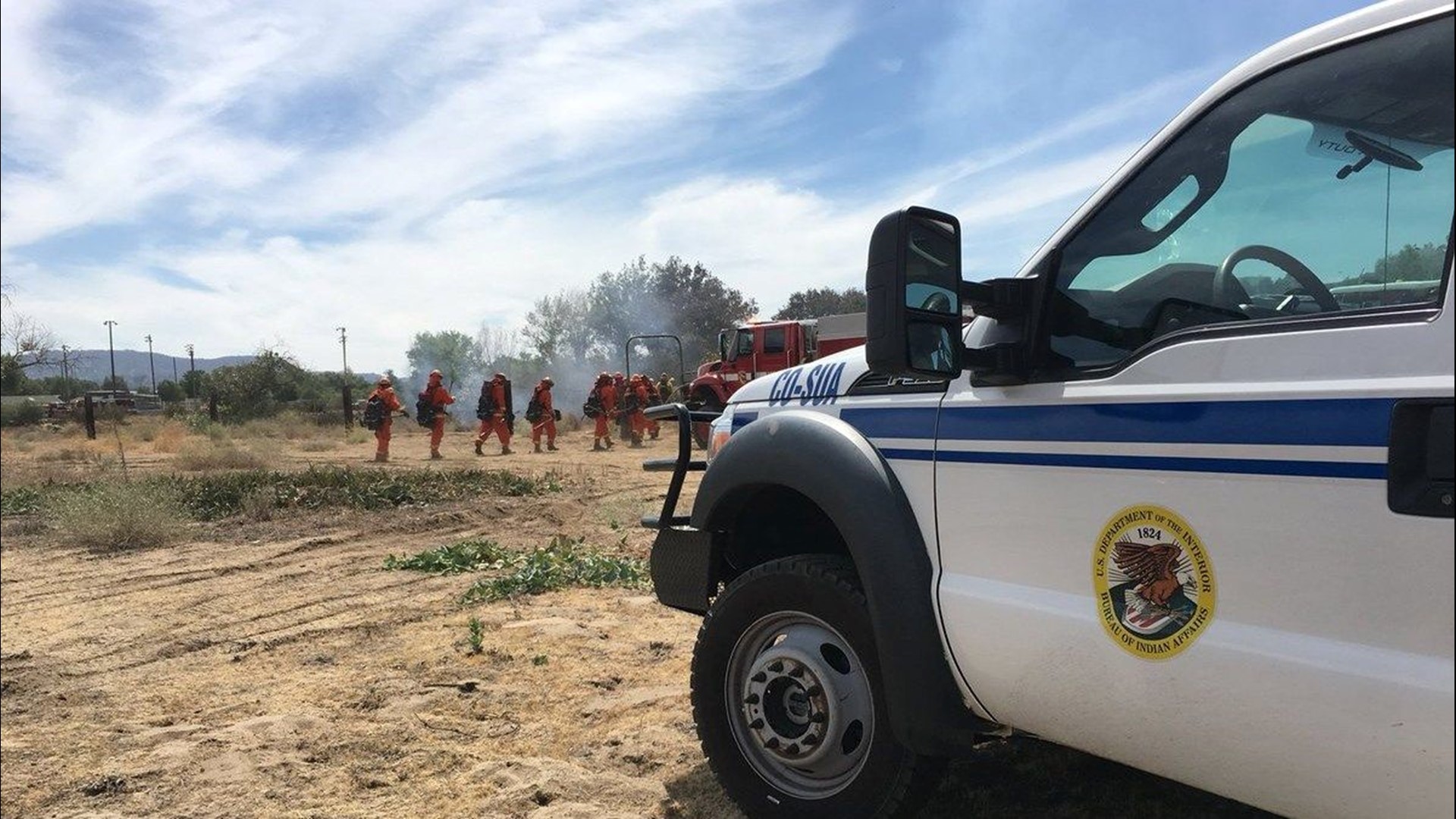 Spread of Lakeside brush fire halted | cbs8.com