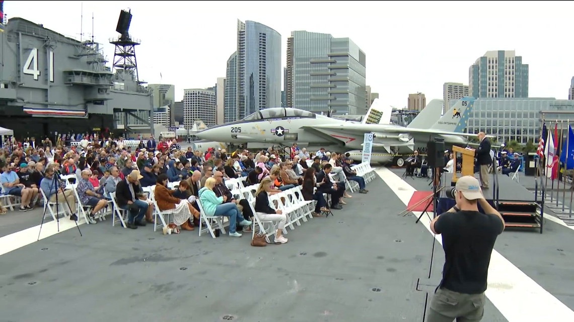 USS Midway Museum honors fallen service members with Memorial Day ceremony