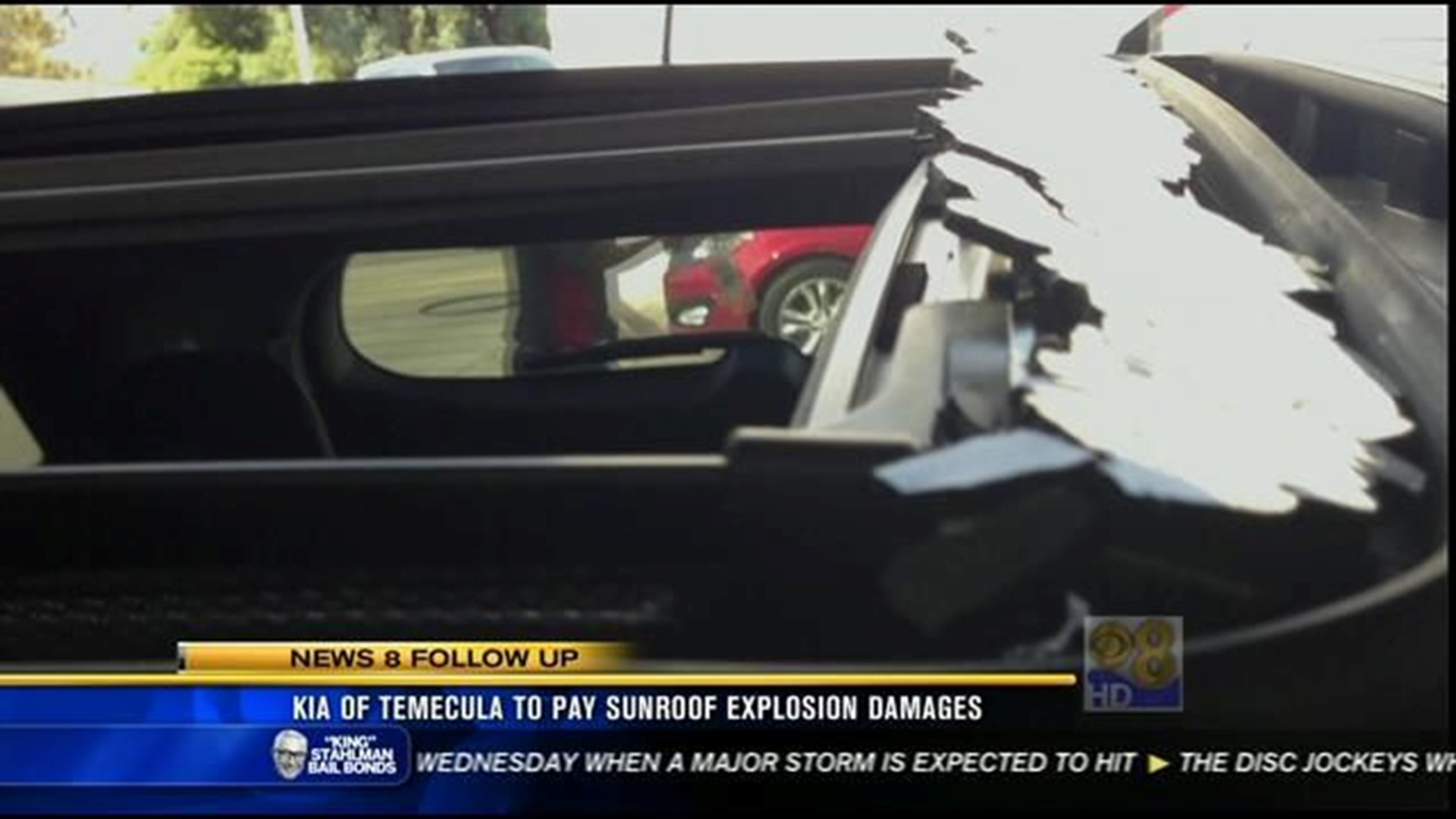 Kia of Temecula to pay sunroof explosion damages