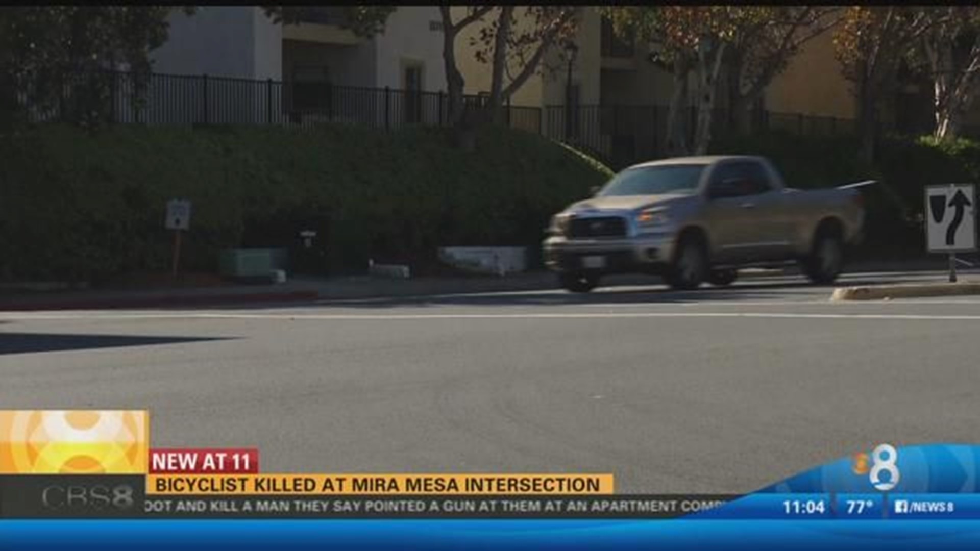 Cyclist dies after being hit by car in Mira Mesa | cbs8.com