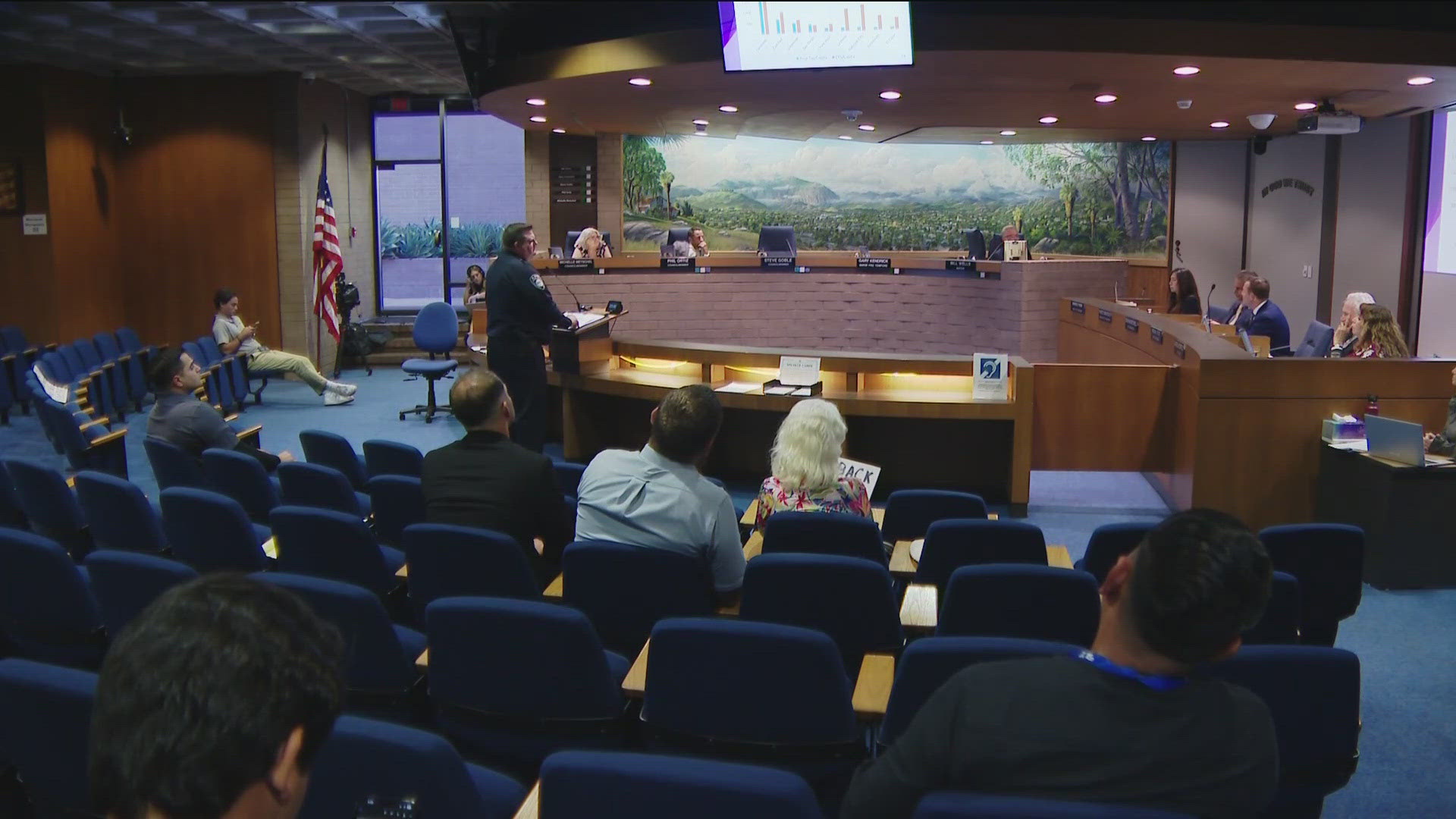The El Cajon Police Department presented a report to the city council on Tuesday to explain their decision to modify their response to mental health crisis calls.