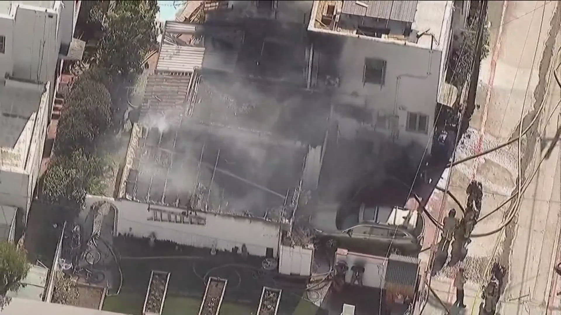 The fire broke out around 1:20 p.m. Friday and torched the home on Sixth Avenue near Adella Lane. 