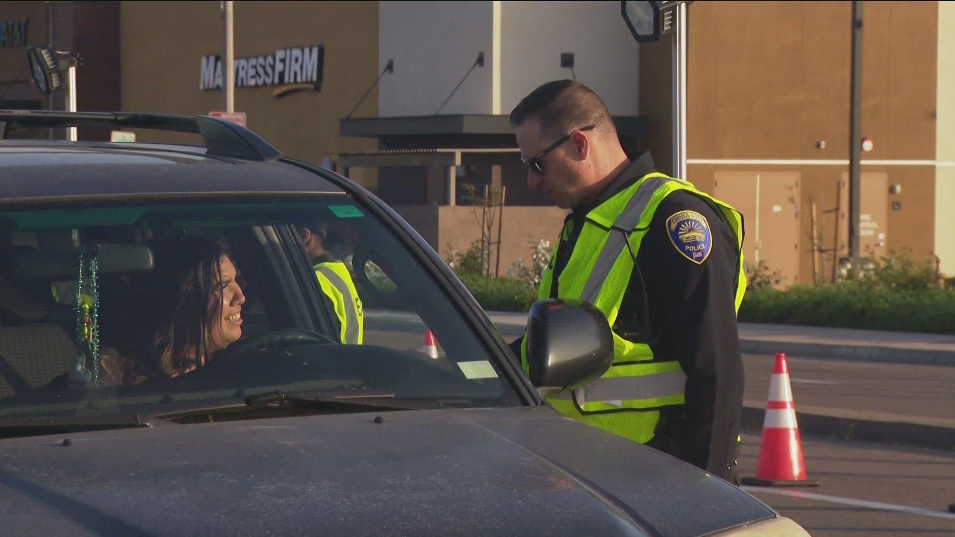 Police departments crack down on impaired drivers during the busy holiday weekend.