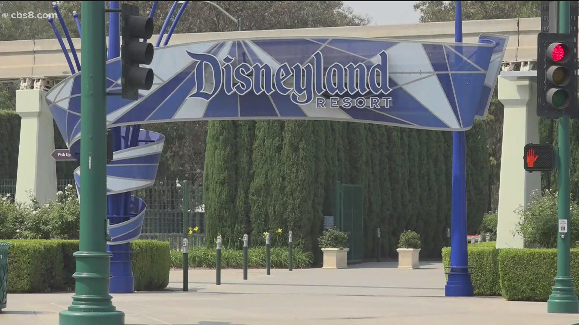 The state says it will issue re-opening guidance for Disneyland and other theme parks. Many are hoping it will be in time to reverse thousands of layoffs.