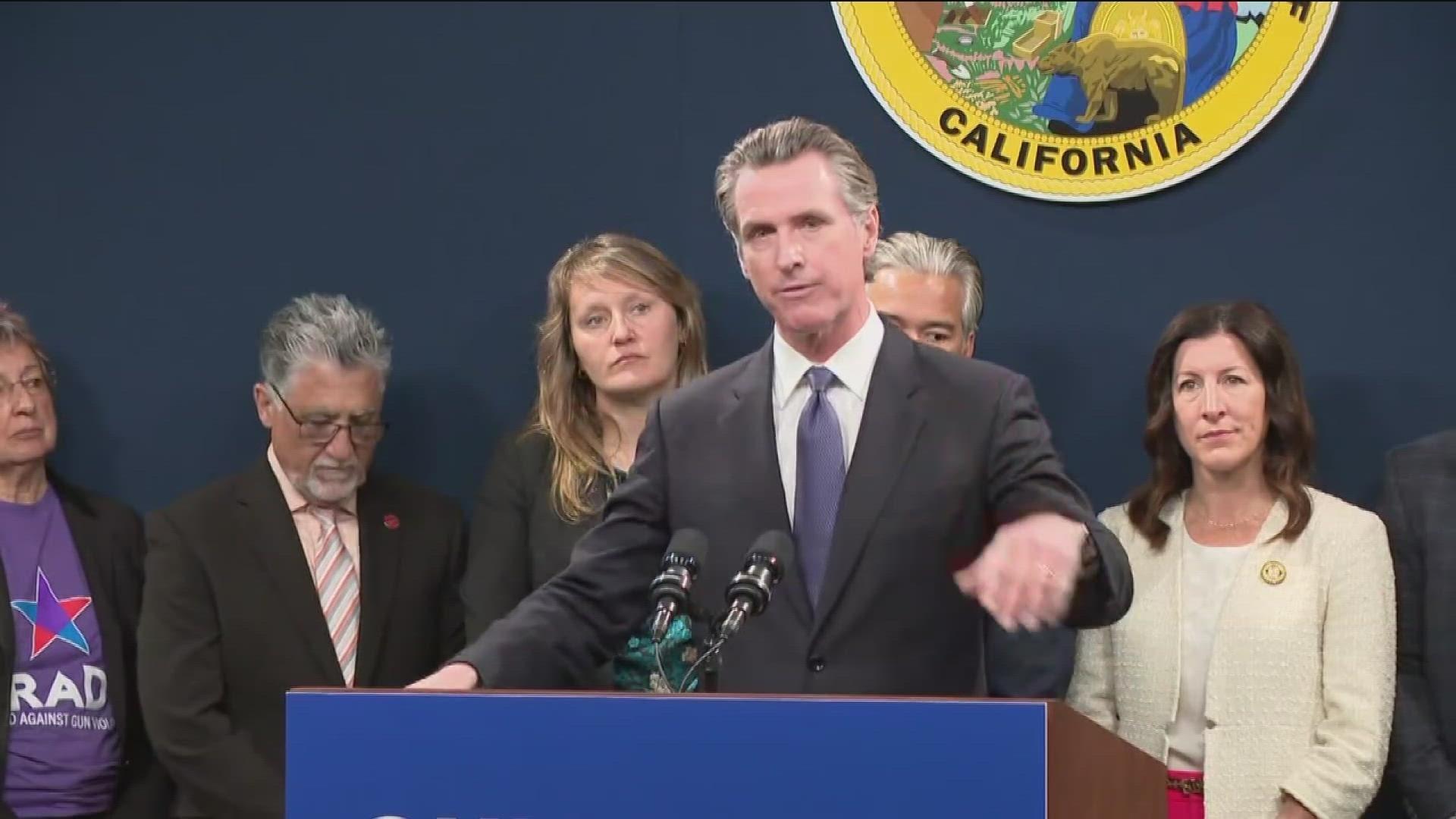 The announcement comes after mass shootings in Monterey Park, Half Moon Bay and Oakland in recent weeks.