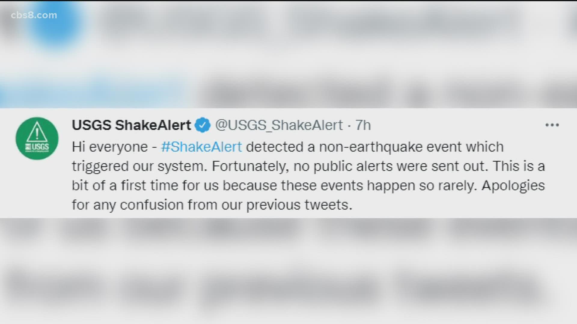 A false alarm near Catalina island was reported by the USGS shake alert on Friday, a system that monitors activity.