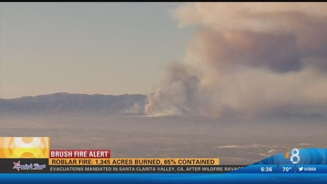 Camp Pendleton brush fire burns 1245 acres; 88% contained | cbs8.com