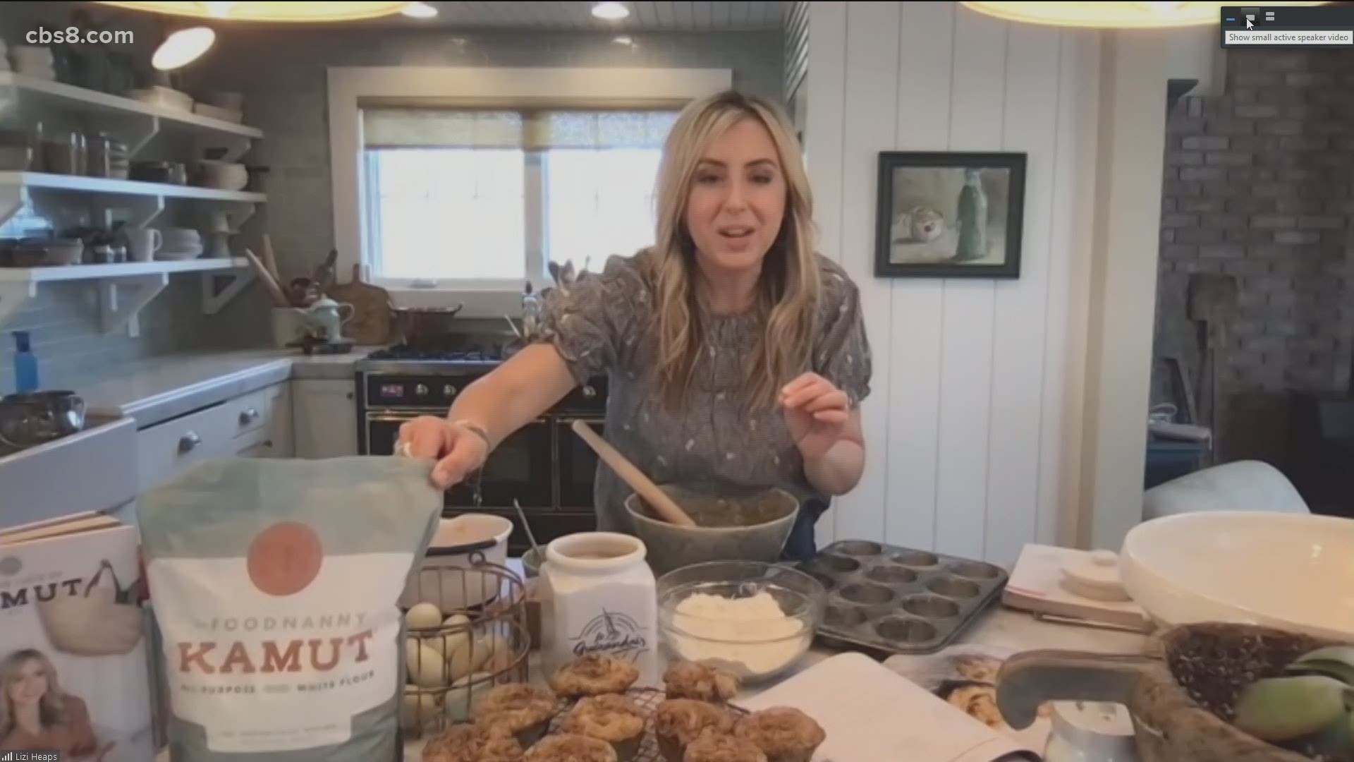 The Food Nanny, Lizi Heaps joined News 8 to share recipes and about her new cookbook 'For The Love of Kamut.'
