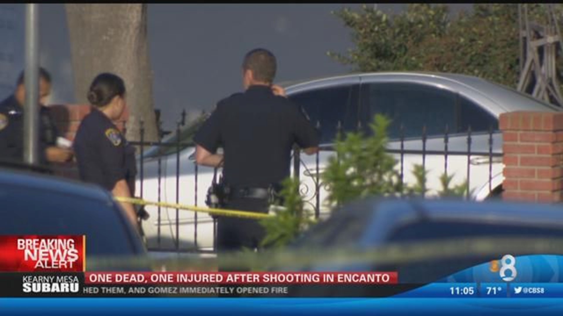 One dead, one injured after shooting in Encanto | cbs8.com