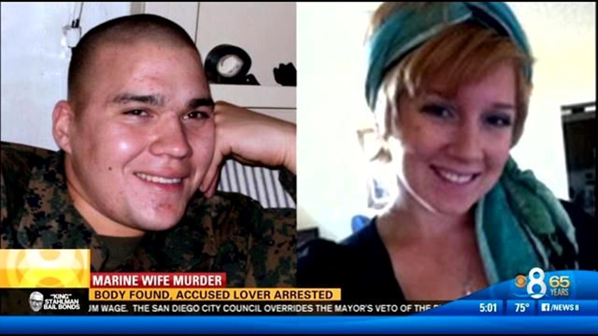 Body of missing Marine wife Erin Corwin found; alleged lover arrested |  