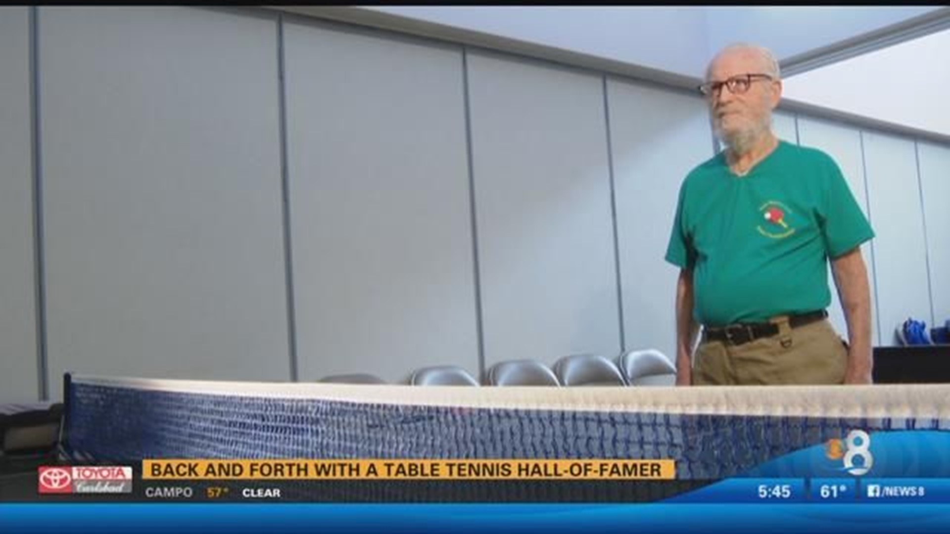 Back and forth with a table tennis halloffamer