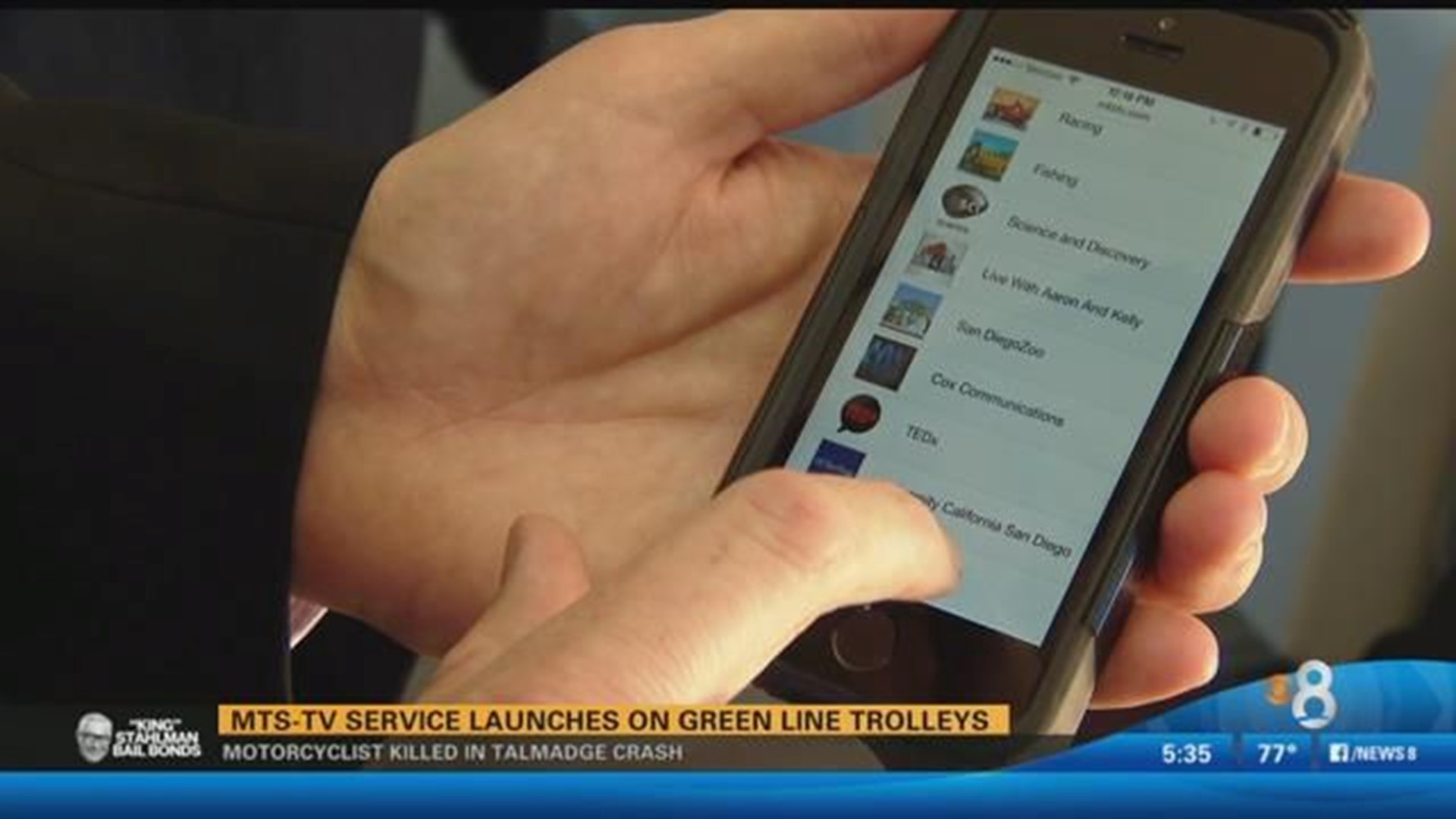 MTS introduces pilot video-on-demand service on Green Line cbs8