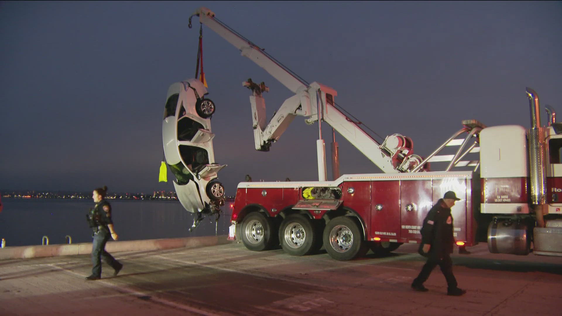 San Diego Police believe the driver is connected to a stabbing in La Jolla. The stabbing victim was hospitalized and in stable condition.