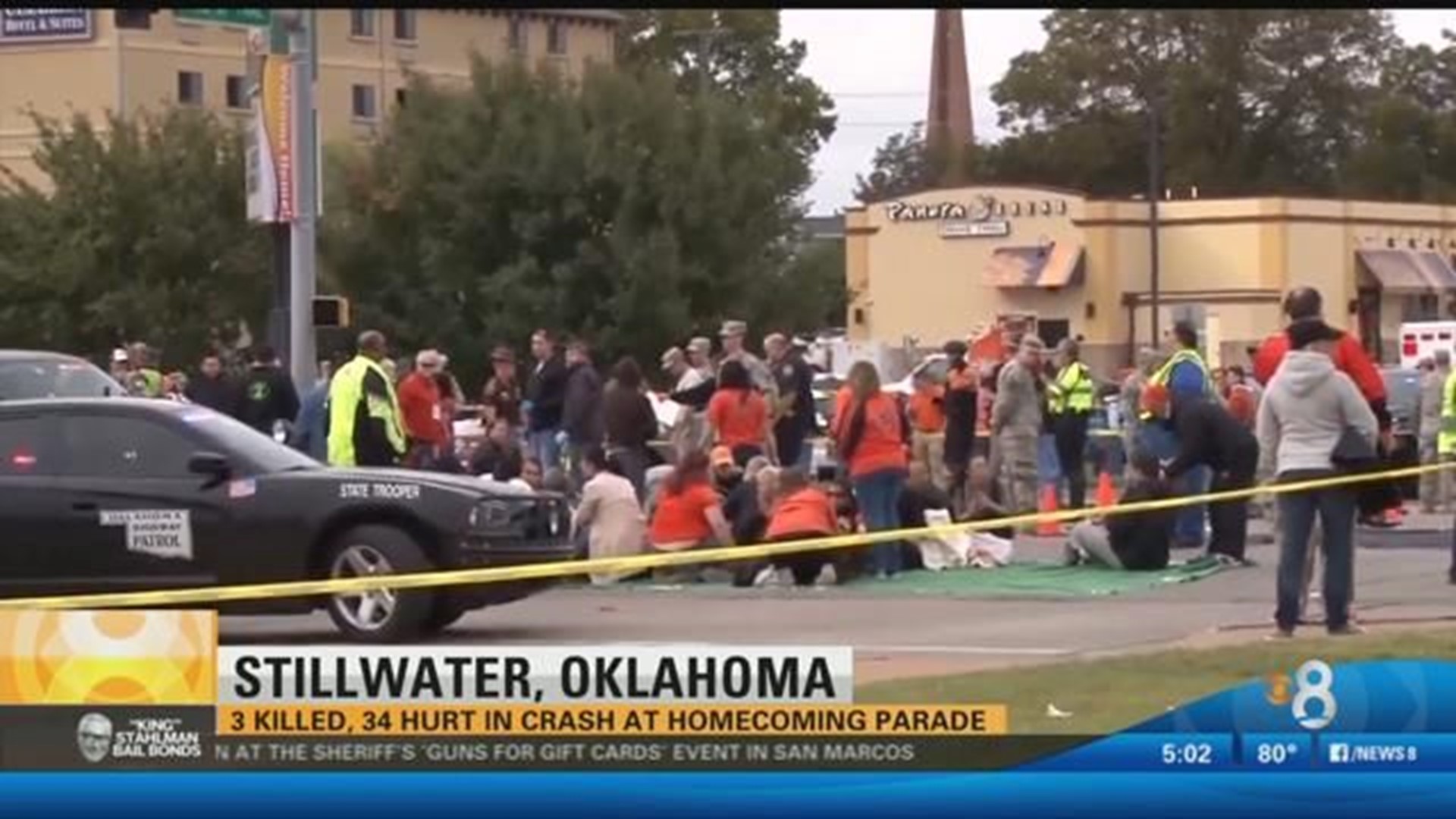 4 dead, including 2yearold, after parade crash