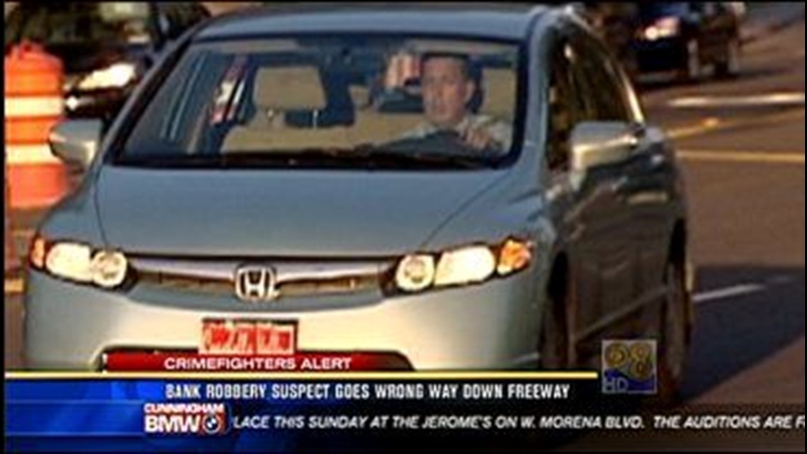 Police Chase Ends with Bank Robbery Suspect in Custody | cbs8.com