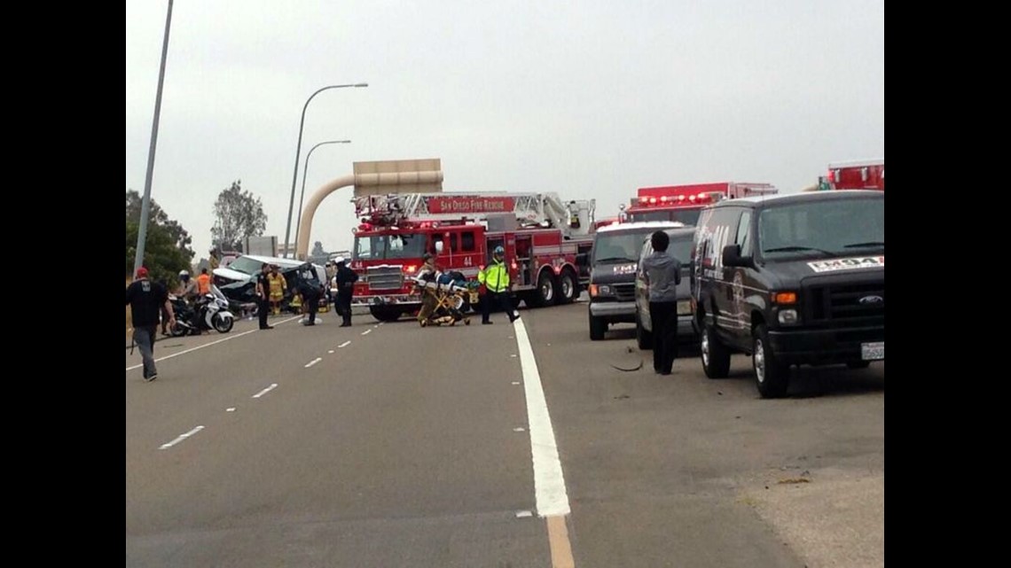 Multi Vehicle Crash Snarls Traffic On I 15 