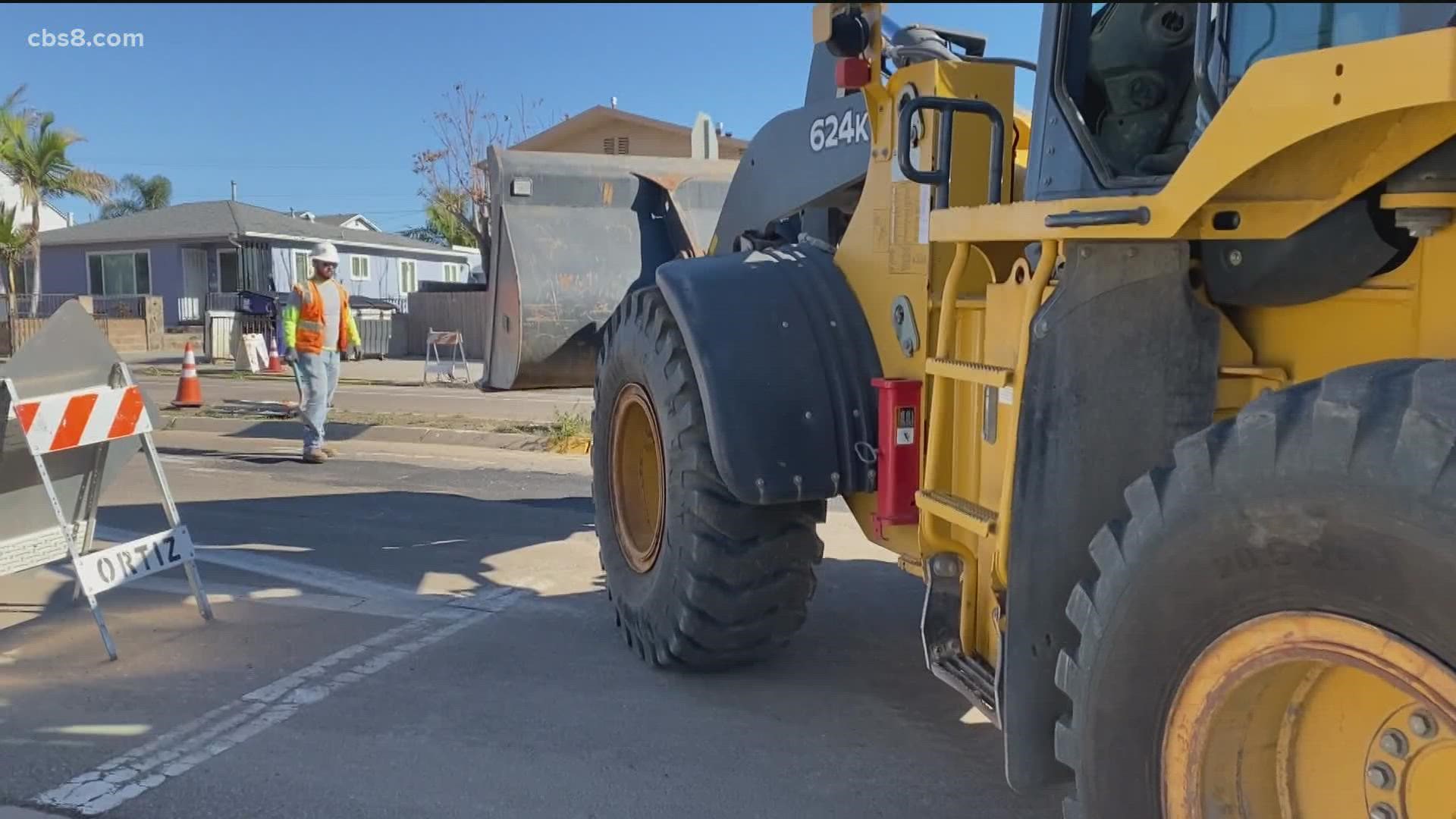 In the next 6 to 18 months, Mayor Todd Gloria said there are plans to repave roughly 54 miles of the San Diego city roads.
