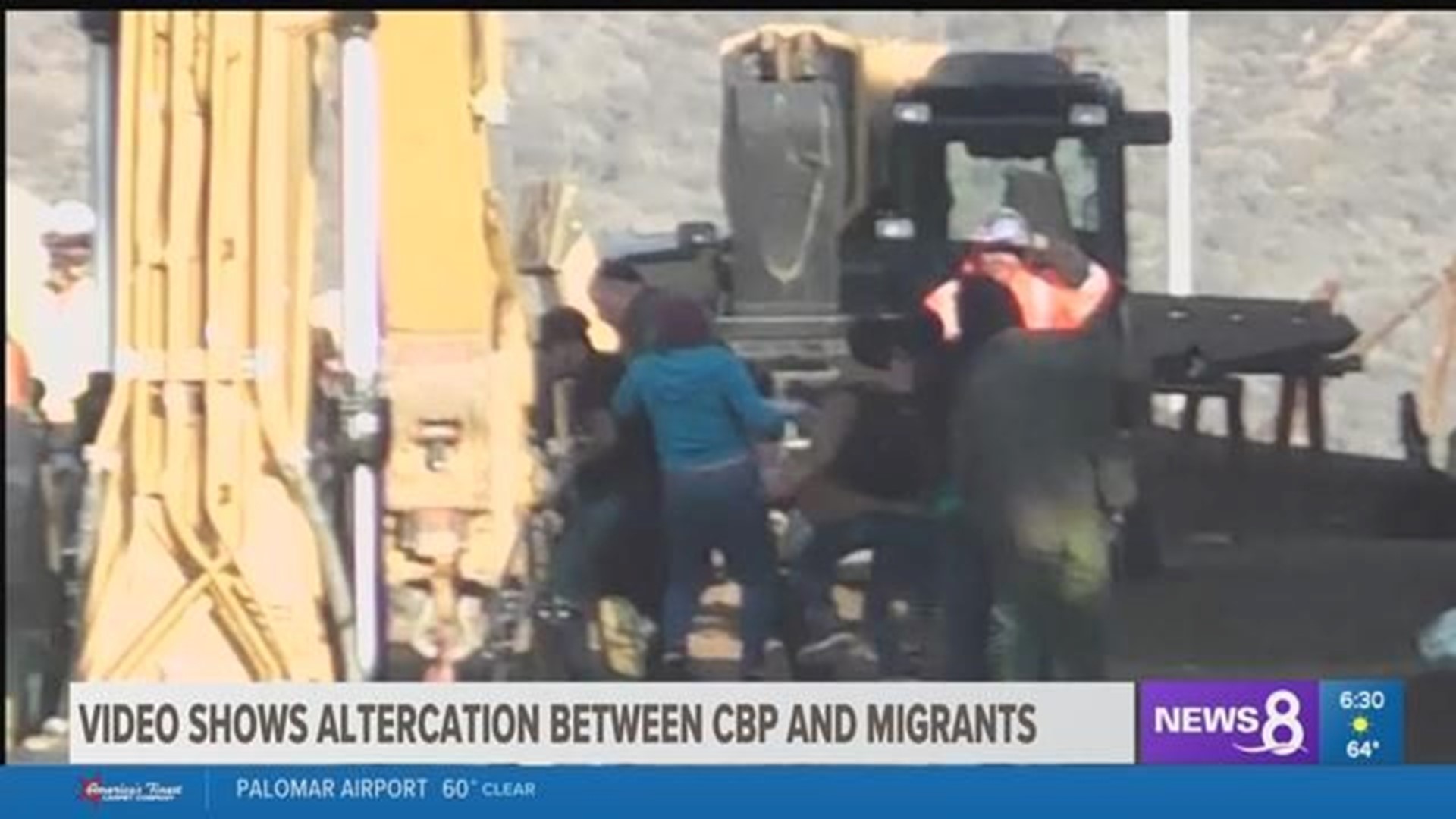Video shows altercation between Border Patrol agents and migrants ...