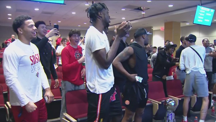 San Diego State is going dancing! They will be a 5 seed in the March Madness tournament