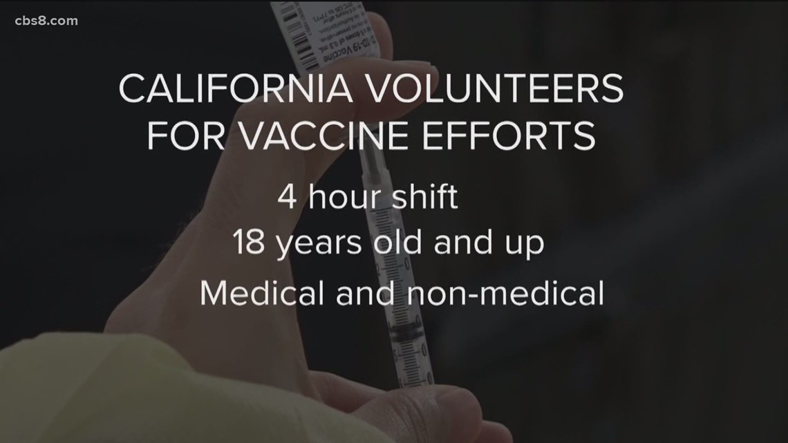 California offering COVID vaccine to vaccination site volunteers - Vimarsana News