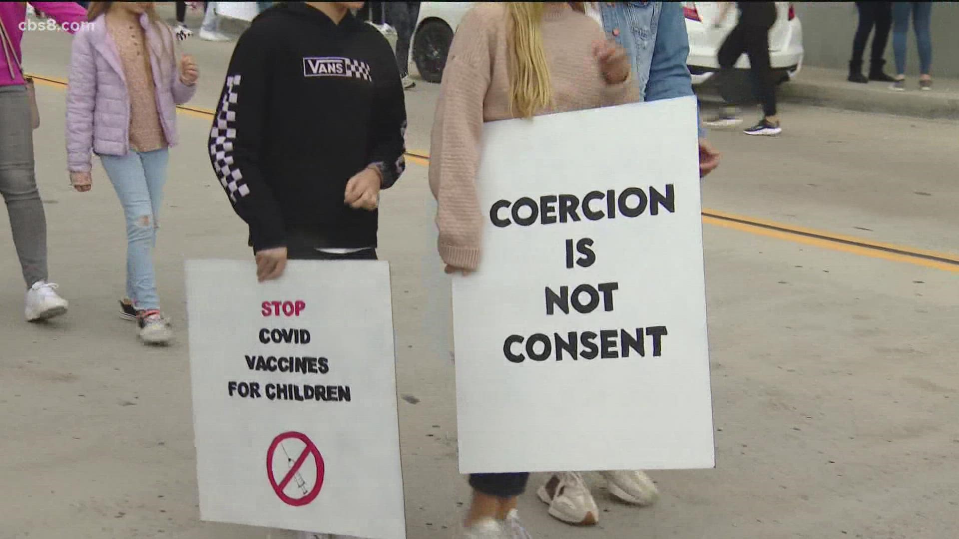 On Monday, October 18th some California parents kept their kids home from school to stand up for freedom of choice against mandates.